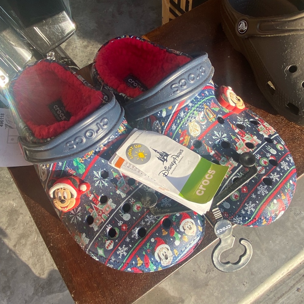 Disney Christmas crocs